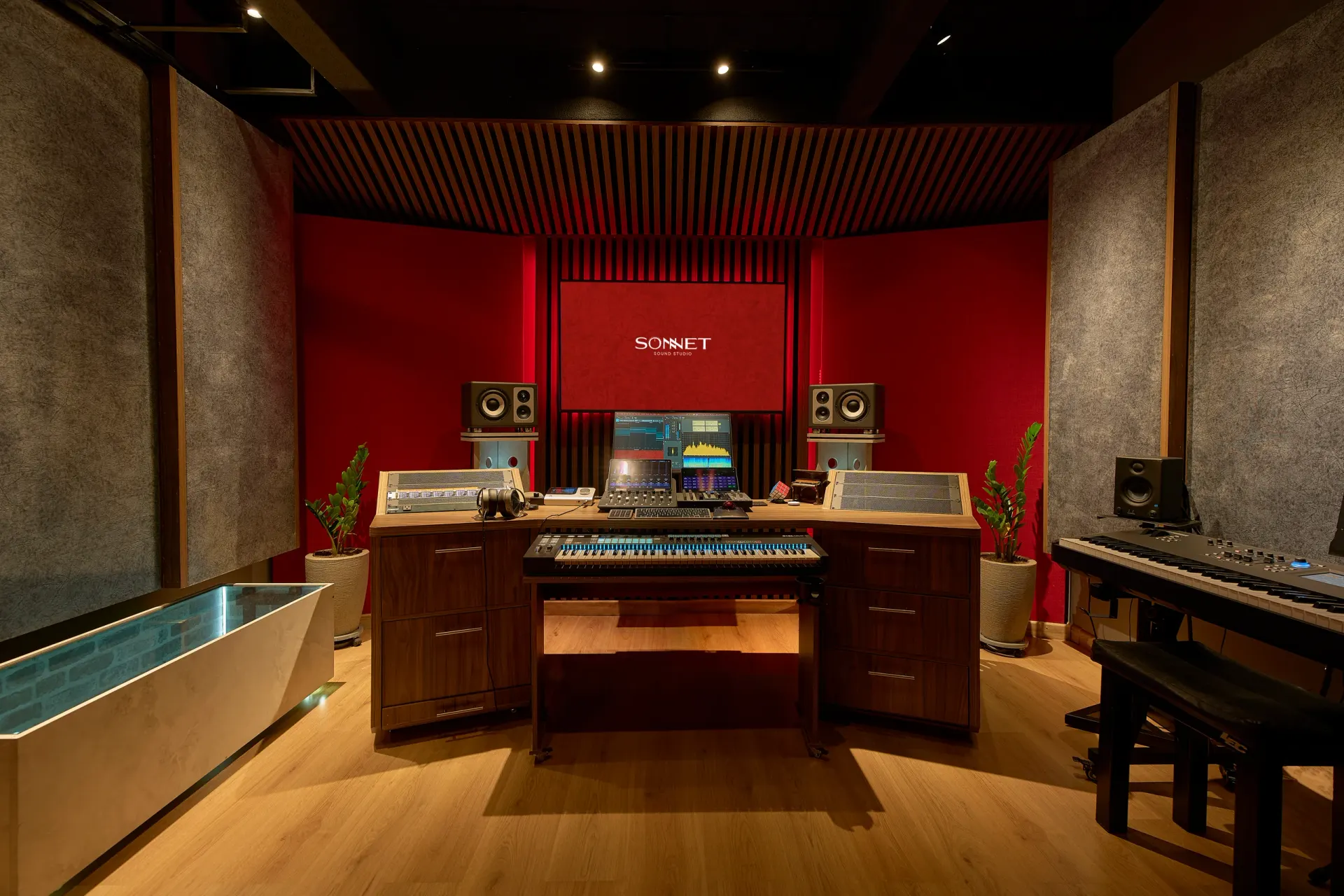 Sala de control de Sonnet Sound Studio